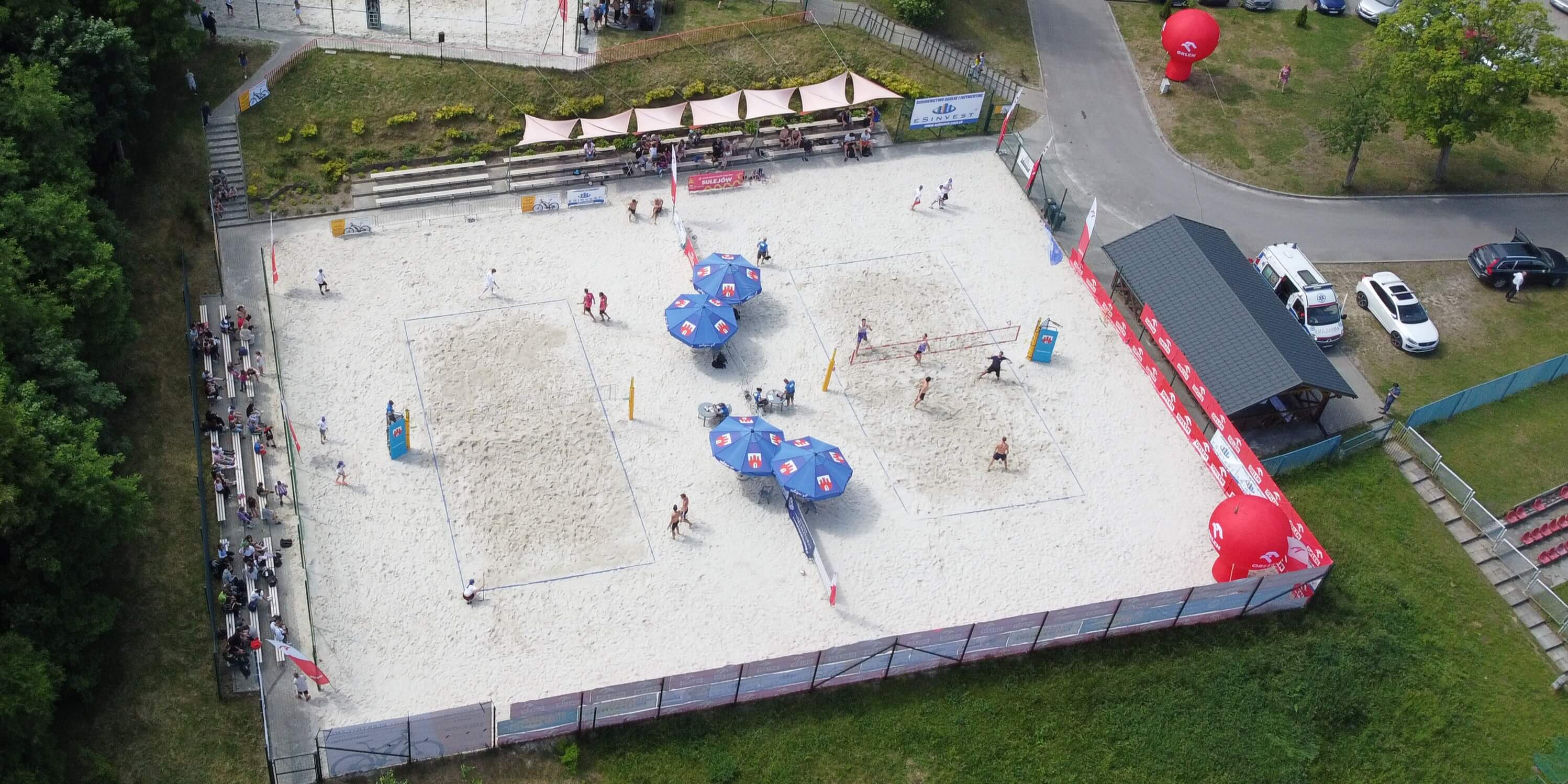 Deszczowa inauguracja mistrzostw Polski - ORLEN Beach Volley Tour