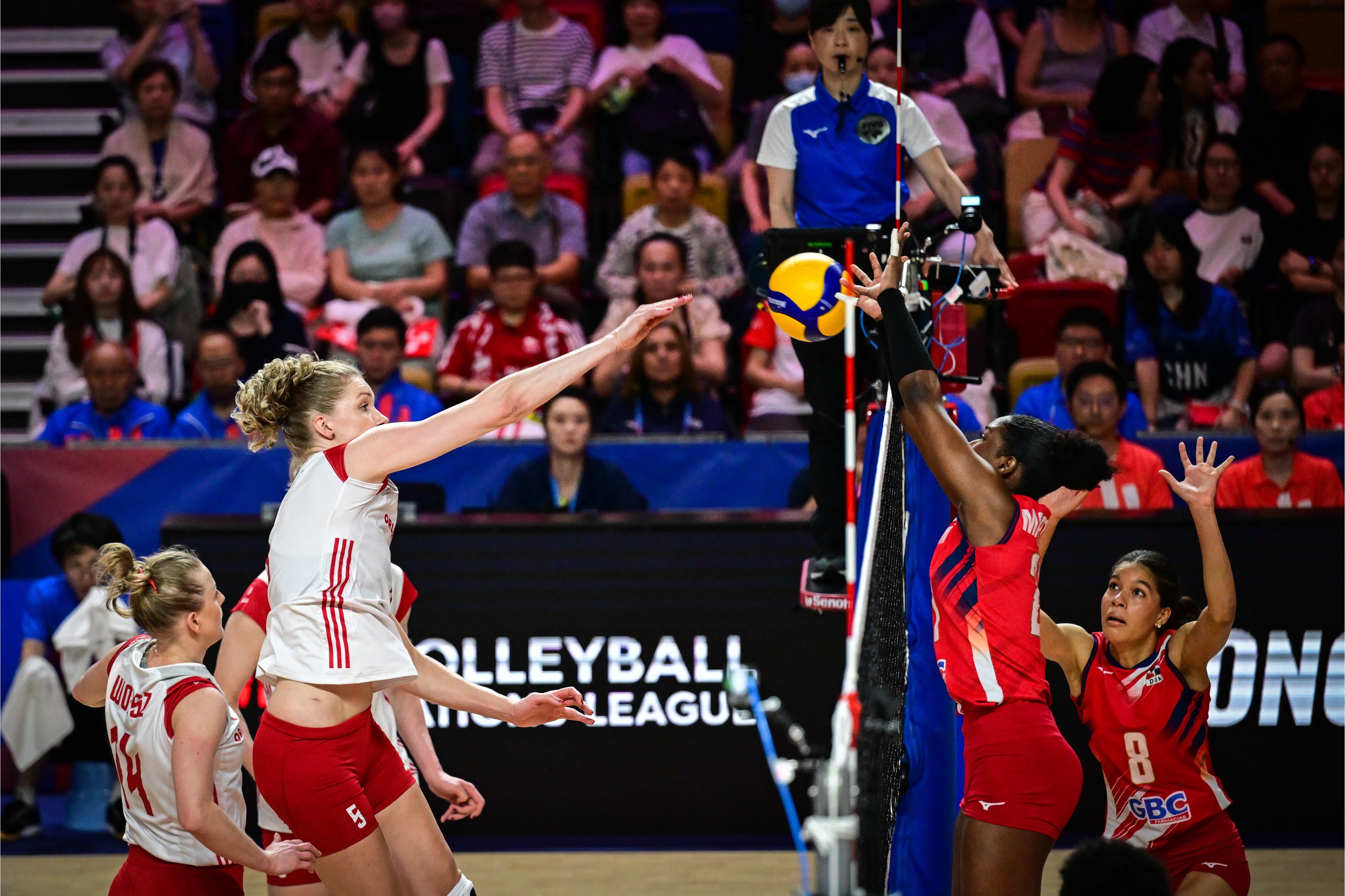 VNL Hongkong: Polska - Dominikana 3:0