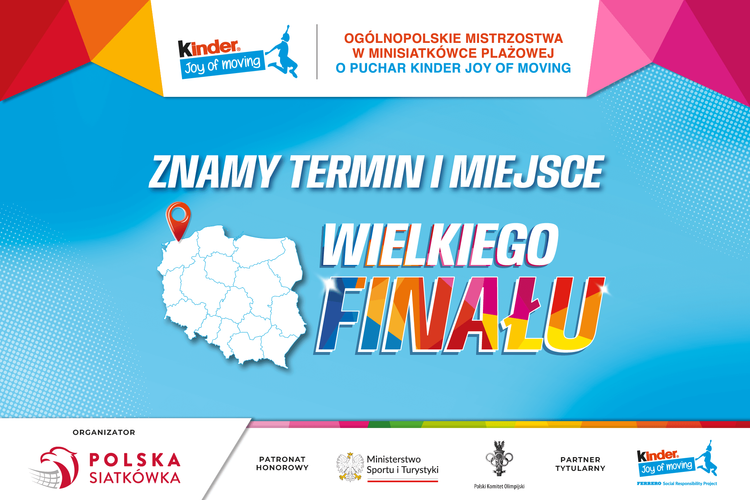 Znamy miejsce i datę Wielkiego Finału KINDER Joy of moving na plaży!