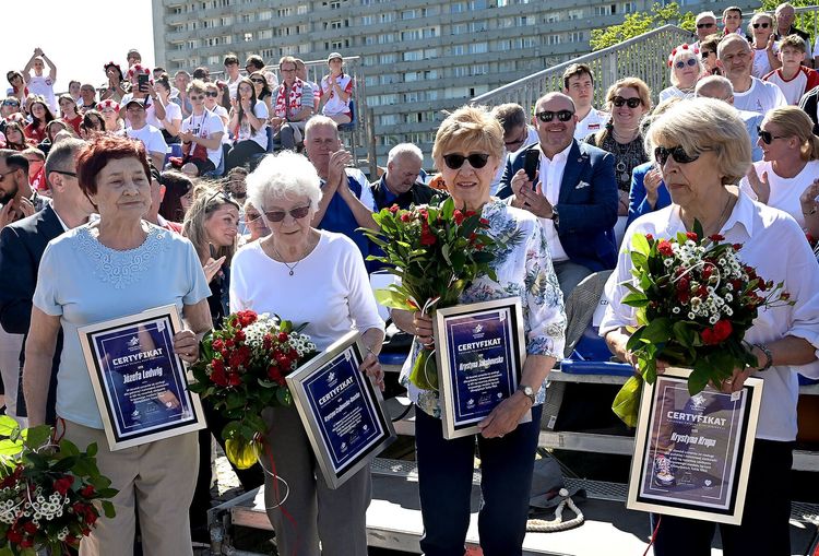 Katowicka Aleja Gwiazd Siatkówki po raz kolejny powiększona (zdjęcia)