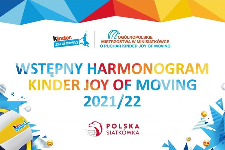 Aktualny harmonogram KINDER Joy of moving